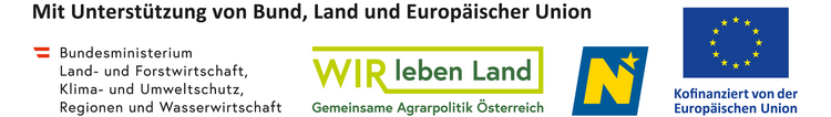 mit Unterstützung von EU, Land und Bund
