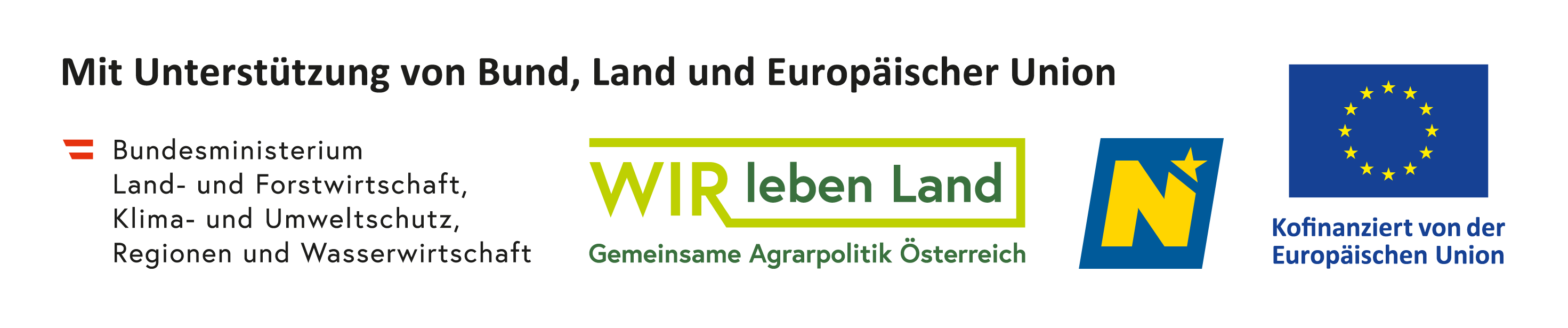mit Unterstützung von EU, Land und Bund